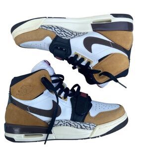 Nike Air Jordan Legacy 312 GS White Baroque Brown Rookie of the Year Youth 6